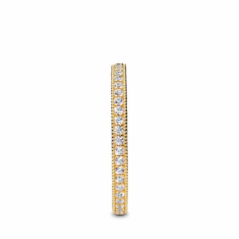 Pandora Shine™ Hearts Stackable Ring Gold Egypt IO1249370